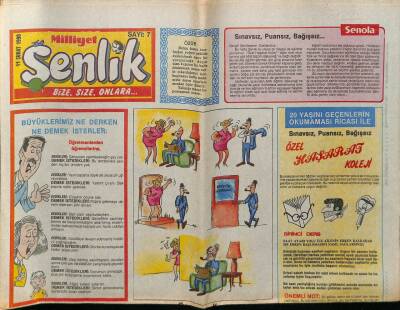 Milliyet Gazetesi Şenlik Eki 11 Şubat 1990 - Sayı 7 GZ75027 - 1