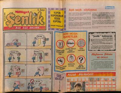 Milliyet Gazetesi Şenlik Eki 28 Ocak 1990 - Sayı 5 GZ75029 - 1
