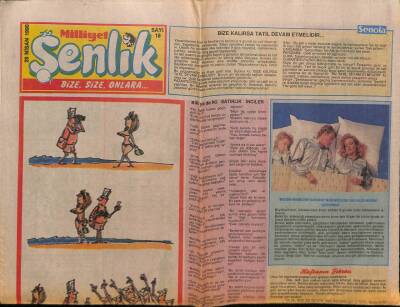Milliyet Gazetesi Şenlik Eki 29 Nisan 1990 - Sayı18 GZ71992 - 1