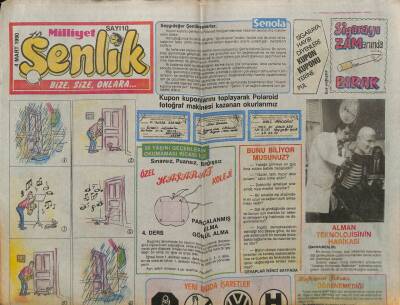 Milliyet Gazetesi Şenlik Eki 4 Mart 1990 - Sayı10 GZ71995 - 1