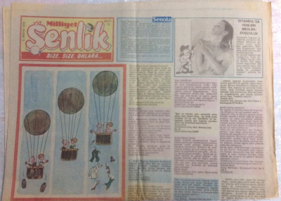 Milliyet Gazetesi Şenlik Eki 6 Mayıs 1990 - Panzer Abla Dertlerinizi Dinliyor GZ21564 - 1