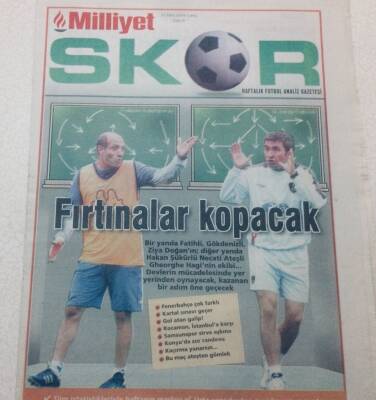 Milliyet Gazetesi Skor Eki 22 Ekim 2004 - Fırtınalar Kopacak GZ47515 - 1