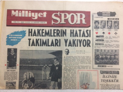 Milliyet Gazetesi Spor Eki 19 Aralık 1967 - Hakemlerin Hatası Takımları Yakıyor GZ24593 - 1