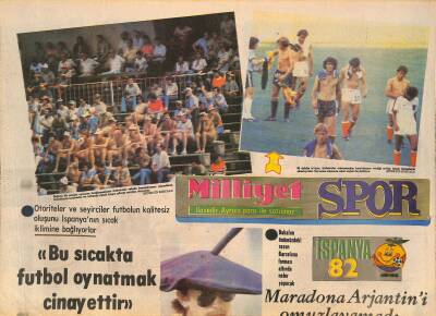 Milliyet Gazetesi Spor Eki - Maradona Arjantini Omuzlayamadı GZ127777 - 1