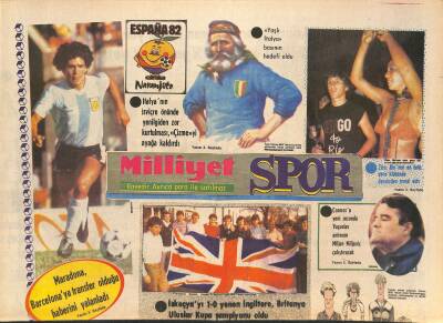 Milliyet Gazetesi Spor Eki - Maradona , Barcelonaya Transfer Olduğu Haberini Yalanladı GZ127707 - 1