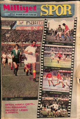 Milliyet Gazetesi Spor Eki Ocak 1973 - Sipahi Çiftinin , Türkiye Şampiyonu Olduğu Gün , Atları da Birinci Oldu GZ113530 - 1