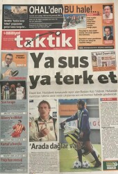 Milliyet Gazetesi Süper Taktik Eki 24 Mart 2005-Feneri Örnek Alın GZ45414 - 2
