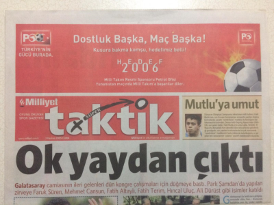 Milliyet Gazetesi Süper Taktik Eki - 3 Haziran 2005 - Ok Yaydan Çıktı, Sainzın Son Turu GZ24470 - 1