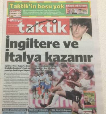 Milliyet Gazetesi Süper Taktik Eki 7 Ekim 2005 - İngiltere Ve İtalya Kazanır GZ47110 - 1