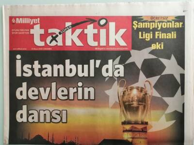 Milliyet Gazetesi Taktik Eki 25 Mayıs 2005 İstanbulda Devlerin Dansı - GZ37682 - 1