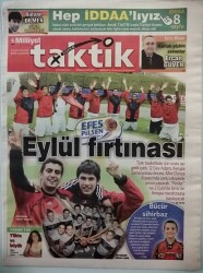 Milliyet Gazetesi Taktik Eki 30 Ağustos 2005 Eylül Fırtınası - GZ44861 - 1