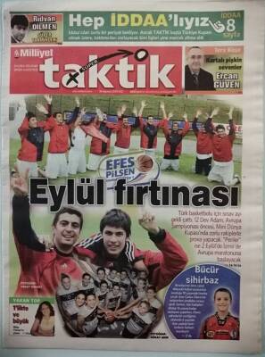 Milliyet Gazetesi Taktik Eki 30 Ağustos 2005 Eylül Fırtınası - GZ44861 - 1