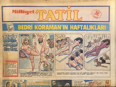 Milliyet Gazetesi Tatil Eki 10 Haziran 1990 - Koçla Sabancı Liberal Merceğinde GZ116143 - 1