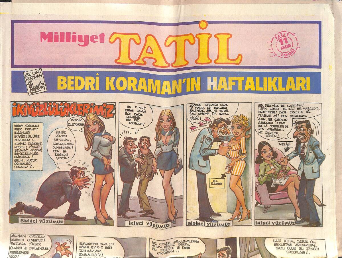 Milliyet Gazetesi Tatil Eki 11 Kasım 1990 - Bedri Koraman'ın Haftalıkları - Sümela Manastırı Onarılıyor! GZ138407 - 1