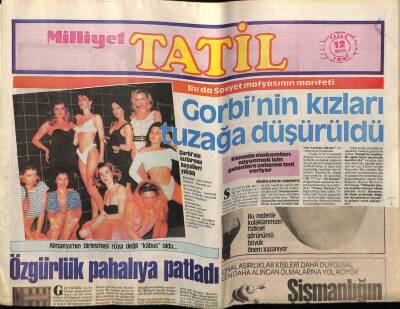 Milliyet Gazetesi Tatil Eki 12 Mayıs 1991 - Avrupalının Öteki Yüzü GZ75533 - 1