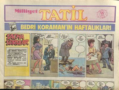 Milliyet Gazetesi Tatil Eki 13 Ocak 1991 - İlk Casus Türk Uydusu Gelecek Yıl Uzaya Gidiyor GZ116136 - 1