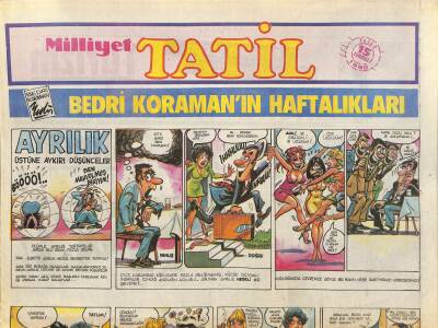 Milliyet Gazetesi Tatil Eki 15 Temmuz 1990 - Turizm İlkokul Mezunlarının Elinde GZ116146 - 1