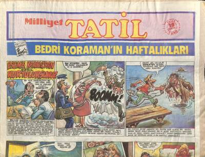Milliyet Gazetesi Tatil Eki 19 Ağustos 1990 - Yabancılar Geliyor , Liberal Ahmet Seviniyor GZ116106 - 1