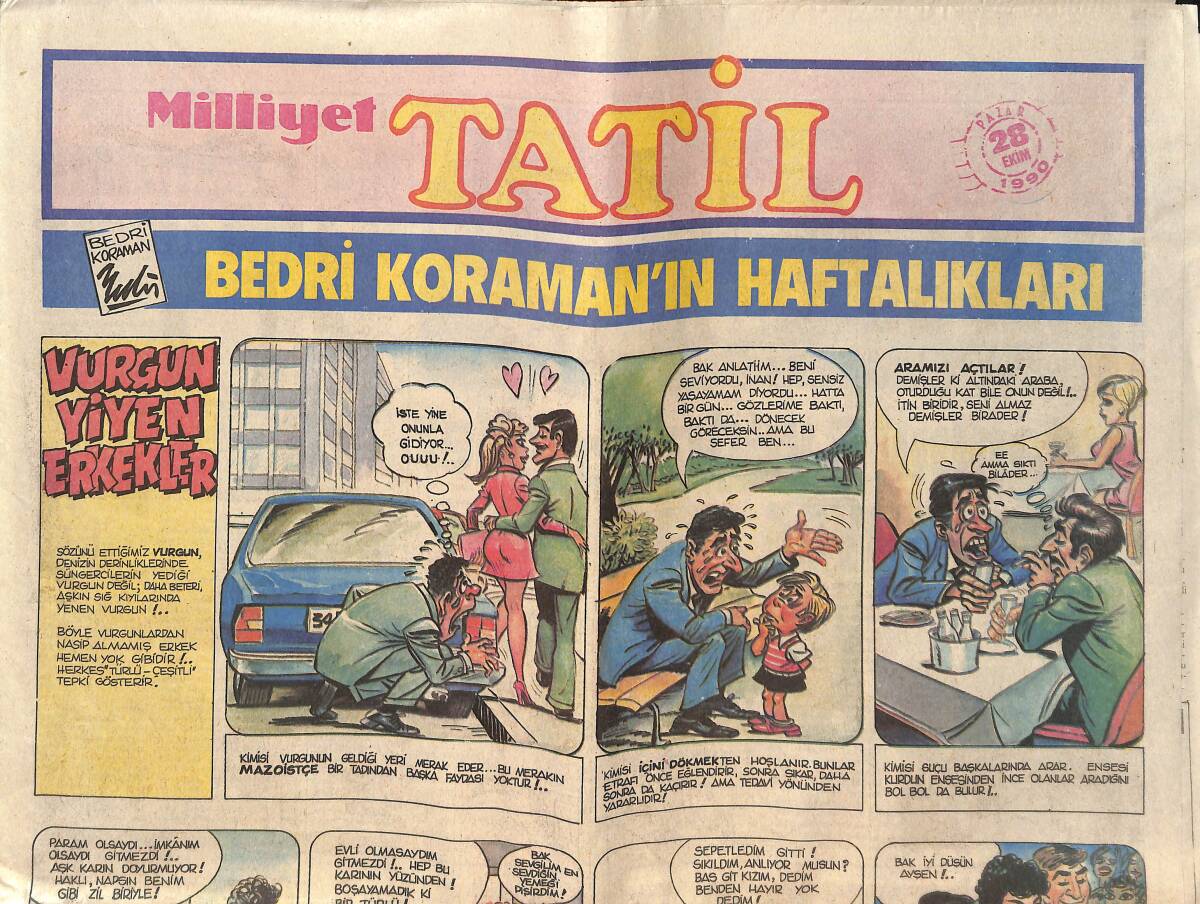 Milliyet Gazetesi Tatil Eki 28 Ekim 1990 - İstanbul 5 Yıldızlı Oteller Şehri Oluyor! - Belediyelerin İpi DPT'NİN Elinde... GZ138408 - 1