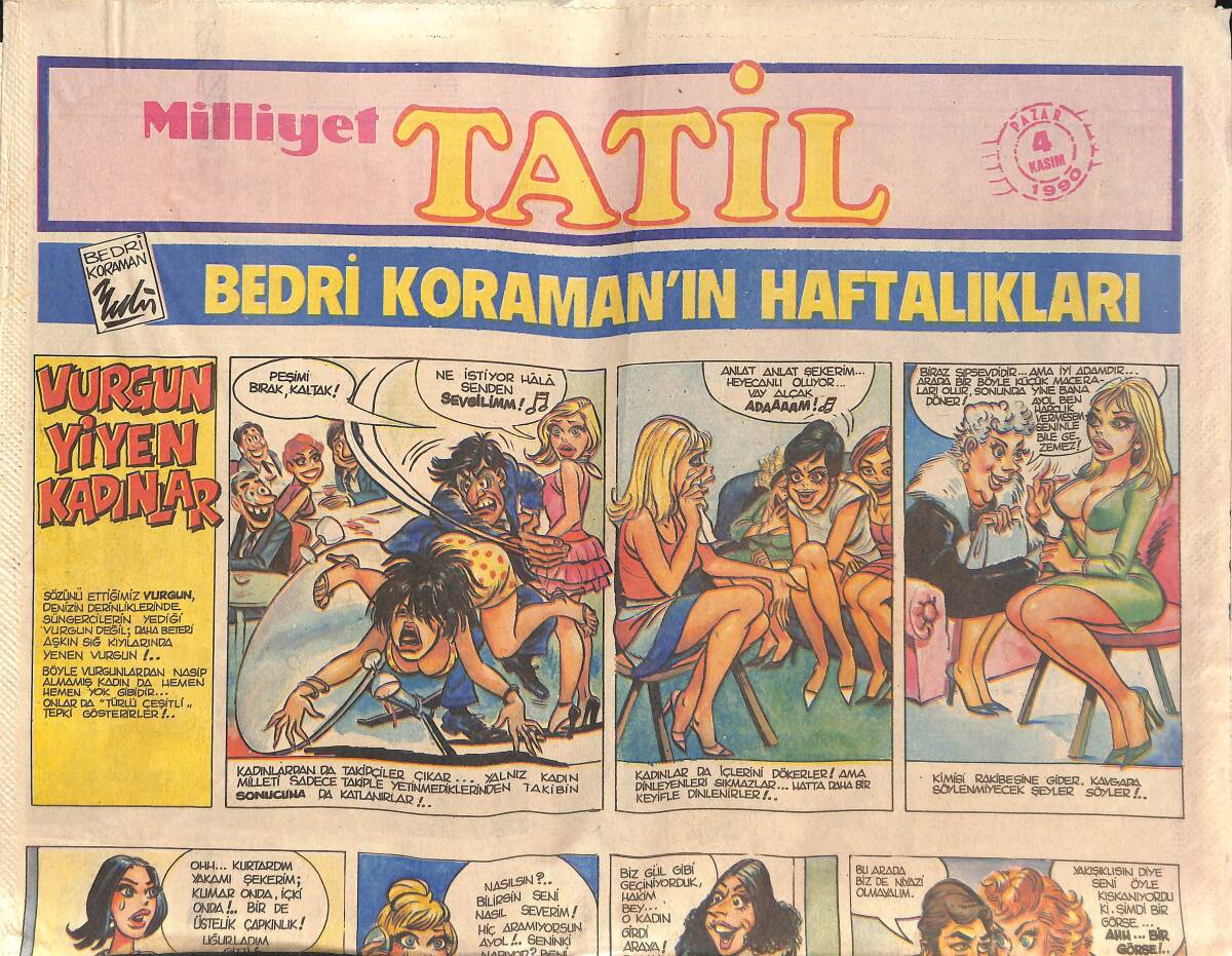 Milliyet Gazetesi Tatil Eki 4 Kasım 1990 - Ah İstanbul Vah İstanbul! - Kapalıçarşı'nın Gözdeleri GZ138410 - 1