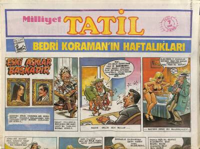 Milliyet Gazetesi Tatil Eki 7 Ekim 1990 - Vize , İtalyanların Hızını Kesti GZ116108 - 1