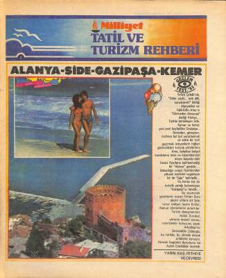 Milliyet Gazetesi Tatil Ve Turizm Rehberi - Alanya, Side, Gazipaşa, Kemer GZ122599 - 1