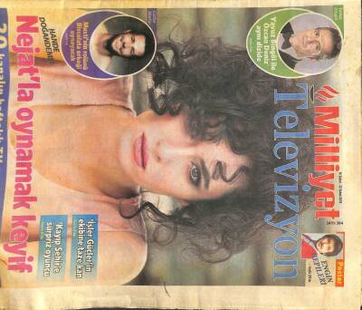 Milliyet Gazetesi Televizyon Eki 16-22 Şubat 2013 - Hande Doğandemir Nejatla Oynamak Keyif GZ99969 - 1