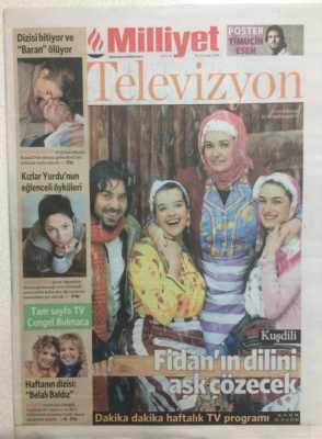 Milliyet Gazetesi Televizyon Eki 24 Şubat 2006 - Fidanın Dilini Aşk Çözecek GZ24597 - 1