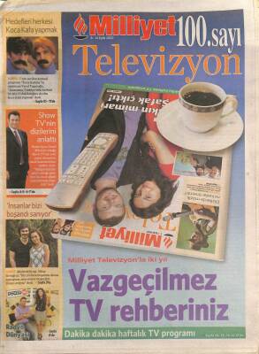 Milliyet Gazetesi Televizyon Eki 8-14 Eylül 2007 - Eski Şarkıcılara Bir Şans Daha * Hakkı Bulut - Ferhat Güzel - Semiha - Mehtap Saraç GZ96565 - 1