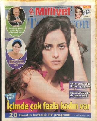 Milliyet Gazetesi Televizyon Eki 9-15 Şubat 2013 - Deniz Barut İçimde Çok Fazla Kadın Var GZ117223 - 1