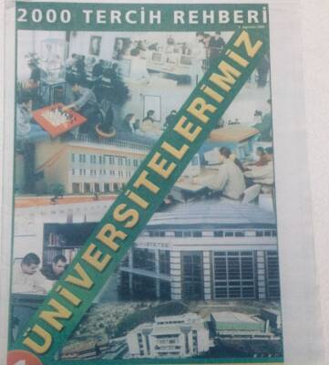 Milliyet Gazetesi Tercih Eki - 28 Nisan 2000 - 2000 Yılı Üniversite Tercih Eki GZ46576 - 1