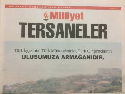 Milliyet Gazetesi Tersaneler Eki 28 Eylül 2008 - Tersaneler GZ47130 - 1