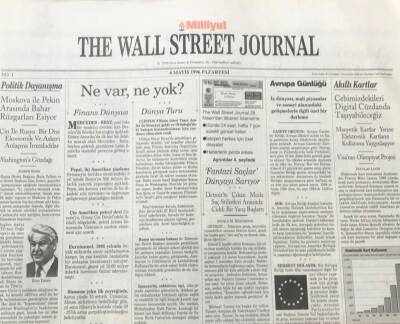 Milliyet Gazetesi The Wall Street Journal Eki 6 Mayıs 1996-İsrailin Gazap Üzümleri Operasyonu Lübnan Ekonomisine Darbe Vurdu GZ36692 - 1