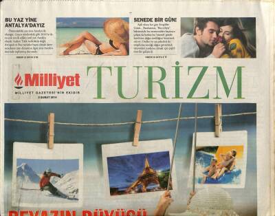 Milliyet Gazetesi Turizm Eki 2 Şubat 2014 - Edirne Festival Şehri Oluyor - Yalovaya Yeni Termal Geliyor GZ125886 - 1