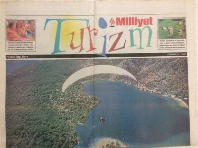 Milliyet Gazetesi Turizm Eki 27 Temmuz 1997 - Büyük Heyecan GZ35865 - 1