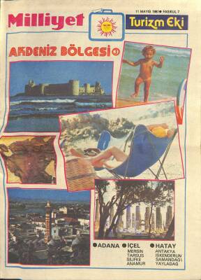 Milliyet Gazetesi Turizm Eki - Akdeniz Bölgesi Adana, İçel, Hatay GZ122471 - 1