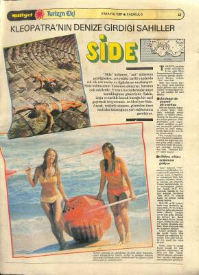 Milliyet Gazetesi Turizm Eki - Side GZ122469 - 1