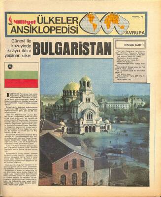 Milliyet Gazetesi Ülkeler Ansiklopedisi - Güneyi İle Kuzeyinde İki Ayrı İklim Yaşayan Ülke Bulgaristan GZ122590 - 1