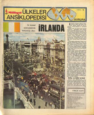 Milliyet Gazetesi Ülkeler Ansiklopedisi - İki Siyasal Birim Arasında Bölünmüş Ülke İrlanda GZ122573 - 1