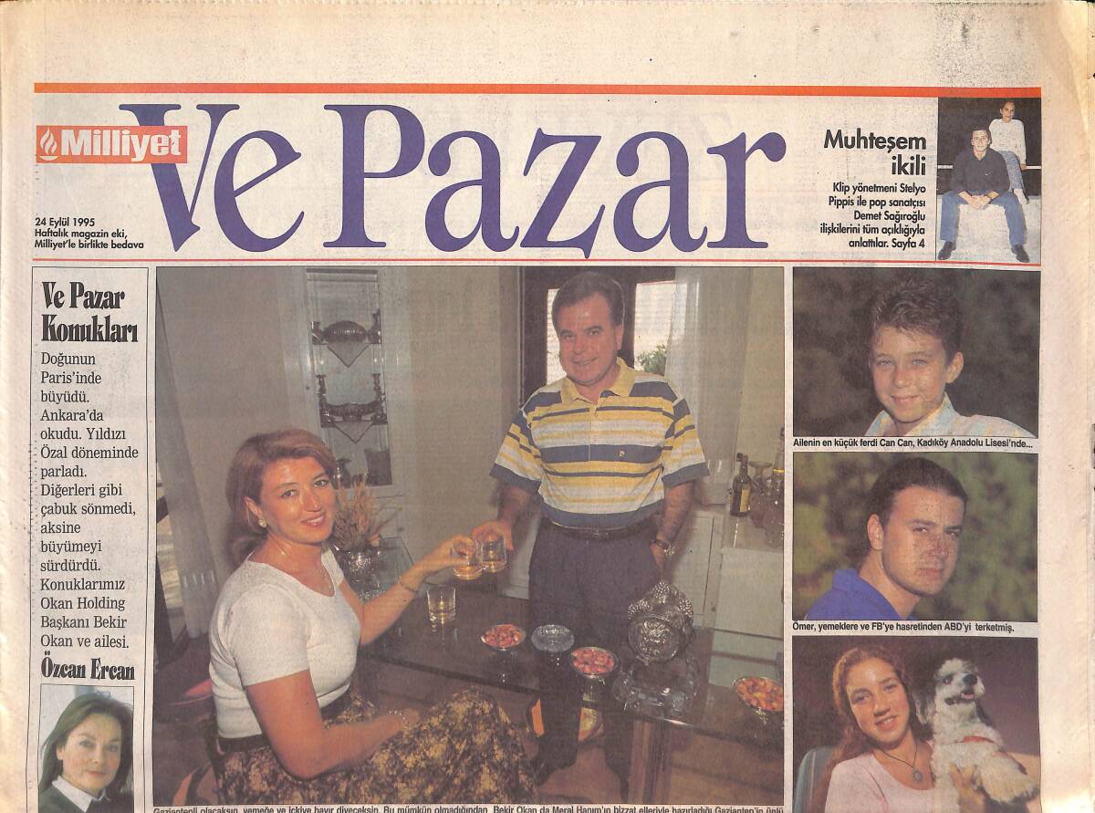 Milliyet Gazetesi Ve Pazar Eki 24 Eylül 1995 - Citroen Tutkunları Fransa'nın Clermont-Ferrand Kentinde Buluştular GZ132804 - 1