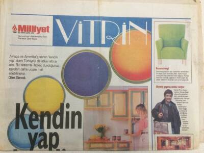 Milliyet Gazetesi Vitrin Eki 11 Nisan 1998 - Kendin Yap Kendin Kullan GZ35867 - 1