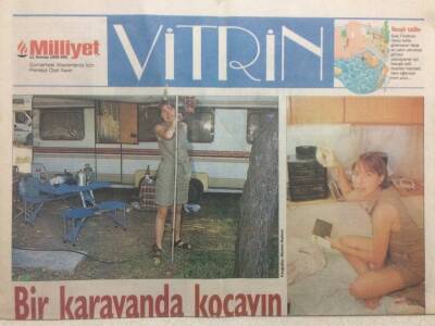 Milliyet Gazetesi Vitrin Eki 11 Temmuz 1998 - Bir Karavanda Kocayın GZ34842 - 1