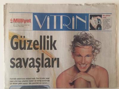 Milliyet Gazetesi Vitrin Eki 12 Eylül 1998 - Güzellik Savaşları GZ22719 - 1