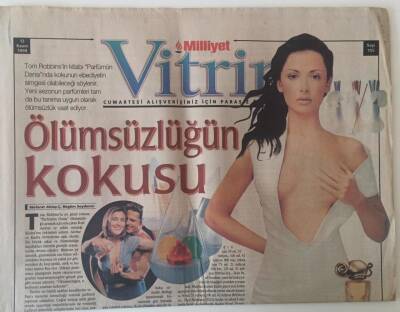 Milliyet Gazetesi Vitrin Eki 13 Kasım 1999 - Ölümsüzlüğün Kokusu Parfümler GZ22733 - 1