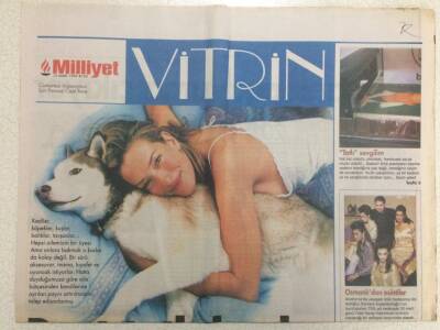 Milliyet Gazetesi Vitrin Eki 13 Mart 1999 - Dost Tatlı Havlar GZ35860 - 1