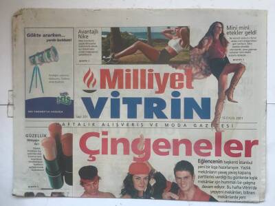 Milliyet Gazetesi Vitrin Eki 15 Eylül 2001 - Çingeneler Zamanı GZ7366 - 1