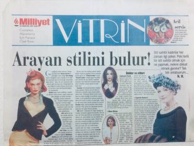 Milliyet Gazetesi Vitrin Eki 16 Ağustos 1997 - Arayan Stilini Bulur GZ43068 - 1