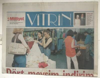 Milliyet Gazetesi Vitrin Eki 18 Temmuz 1998 - Aşkın Geçmişine Bir Yolculuk GZ7948 - 1