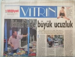 Milliyet Gazetesi Vitrin Eki 19 Eylül 1998 Pop Müzik Sanatçısı Bir Alışveriş Canavarı - GZ44855 - 1