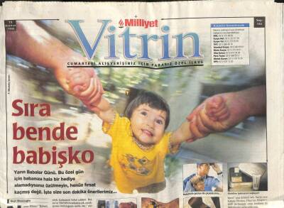 Milliyet Gazetesi Vitrin Eki 19 Haziran 1999 - Murat Evgin Benim Babam Kim Biliyor Musunuz ? GZ113503 - 1